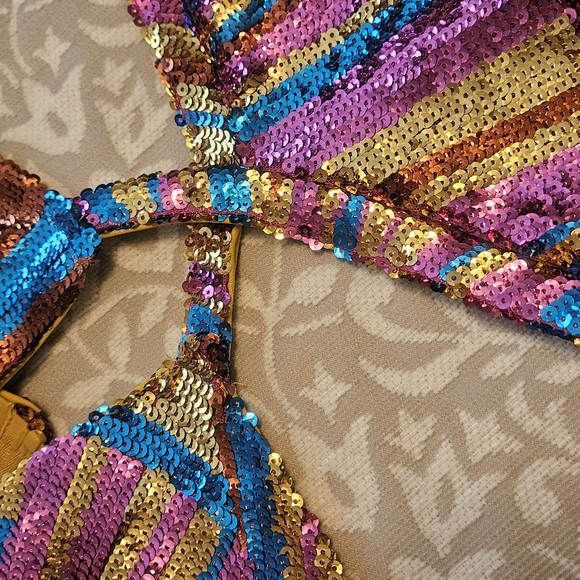 Svetlana Sequin Maxi Dress with Cutouts NWT - Picture 4 of 6